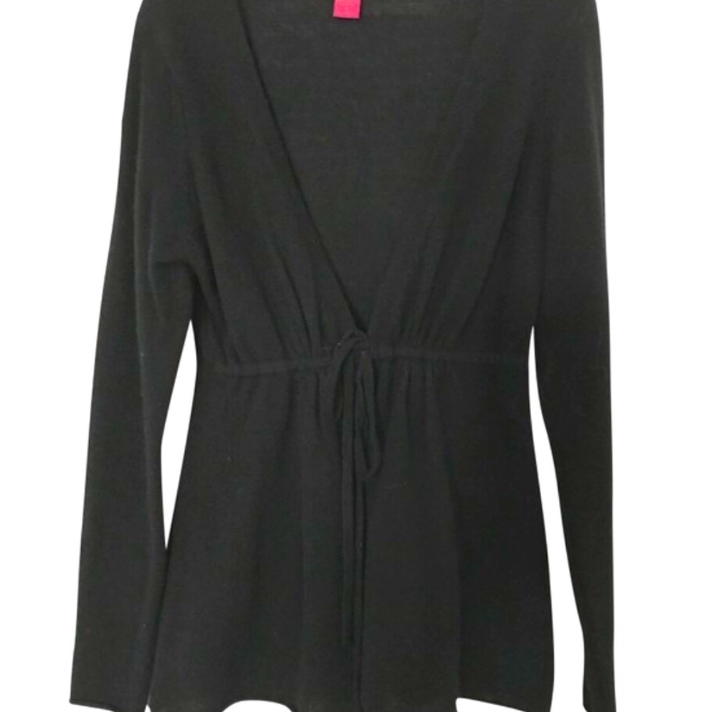 Cashmere Cache Cinch Waist Cardigan